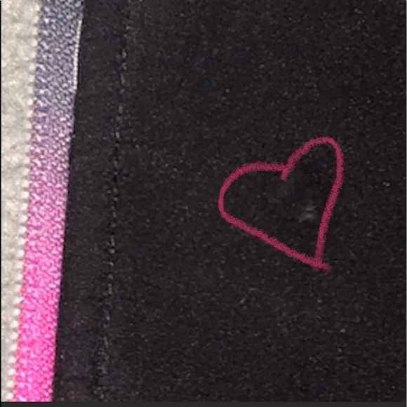 NEW BALANCE Fleece Jacket Women's Size Small Black Pink Ombre Soft Shell  Hood - Picture 11 of 15